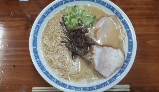 勝龍軒ラーメン メニュー値段 営業時間 定休日 駐車場 食べた感想福岡県遠賀郡