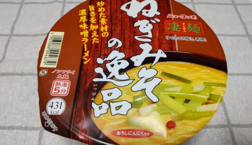 ヤマダイ ニュータッチ凄麺 ねぎみその逸品 食べた感想ブログ どこで売ってるの？美味しいの？