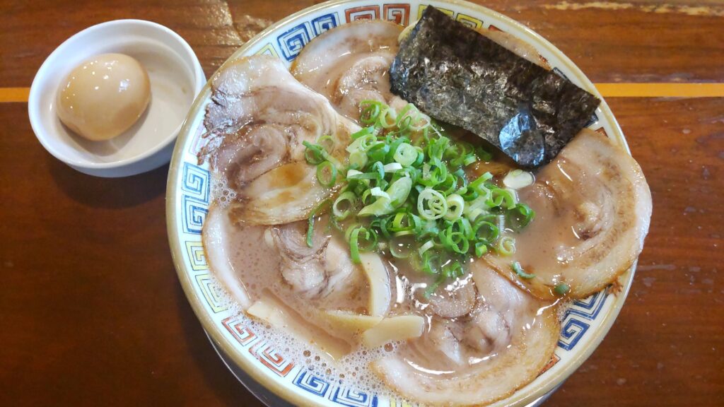 大砲ラーメン合川店 昔チャーシューメン(並)
