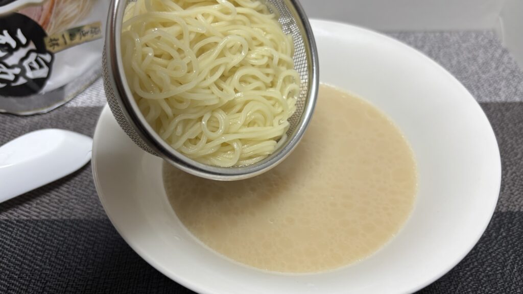 一風堂白丸元味チルド麺 調理