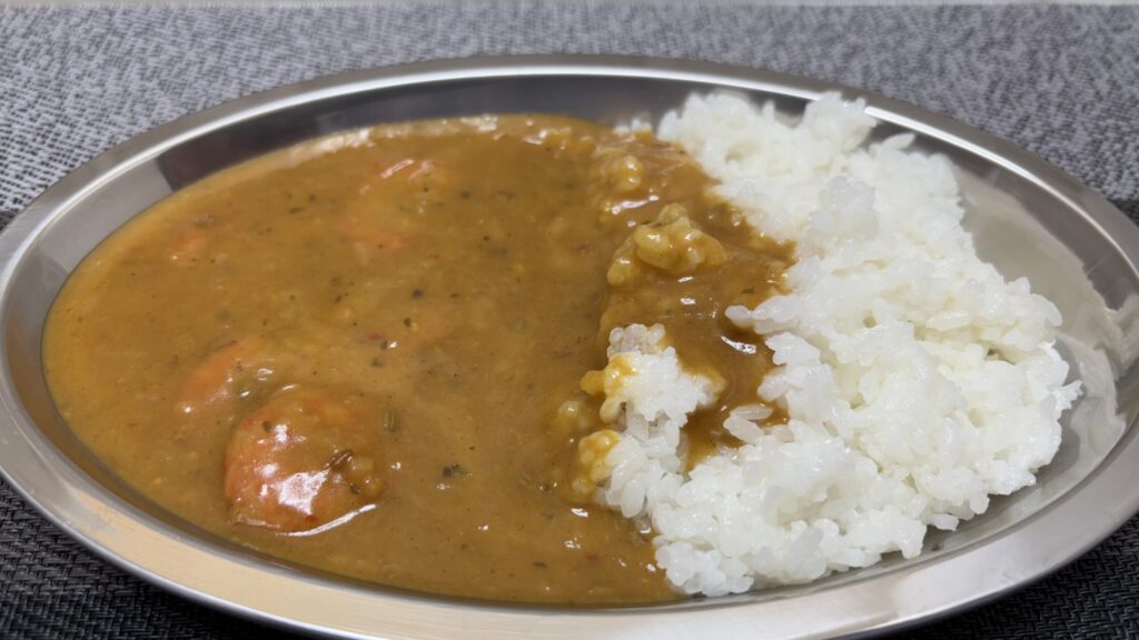 【無印食品】焙煎スパイスの海老のクリーミーカレー